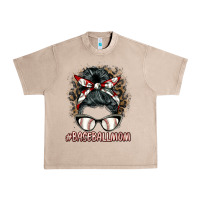 French Oak baseballmom messy bun Urban Heavy Tee - BarkalooDesign