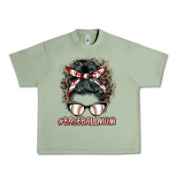 Oil Green baseballmom messy bun Urban Heavy Tee - BarkalooDesign