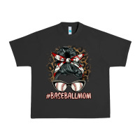 Pigment Black baseballmom messy bun Urban Heavy Tee - BarkalooDesign