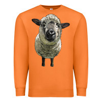 Carrot hampshire sheep head Premium Sweatshirt - LillyAllenDesigns