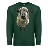 Sports Green hampshire sheep head Premium Sweatshirt - LillyAllenDesigns
