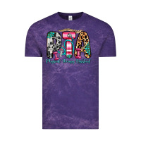 Cloud Purple pta physical therapy assistant Vintage Tee - Zillion Design Studio
