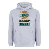 Heather Grey world's best daddy ever Heavyweight Hoodie - Jasminsmagicworld