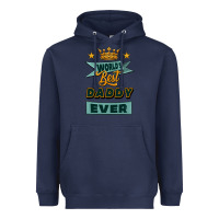 Navy world's best daddy ever Heavyweight Hoodie - Jasminsmagicworld