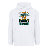 White world's best daddy ever Heavyweight Hoodie - Jasminsmagicworld