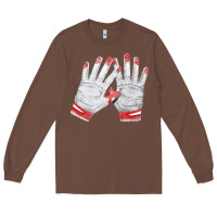 Chestnut batting gloves Long Sleeve Tee - FaDigitalArtStudio