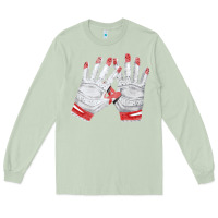 Matcha batting gloves Long Sleeve Tee - FaDigitalArtStudio