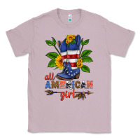 Lilac all american girl cowboy boot with sunflower Classic Tee - HRA Design Shop