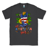 Smoke all american girl cowboy boot with sunflower Classic Tee - HRA Design Shop
