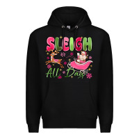 Black sleigh all day Premium Hoodie - MaliasSmallBusiness