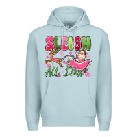 Blue Mist sleigh all day Premium Hoodie - MaliasSmallBusiness