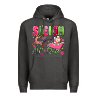 Charcoal Heather sleigh all day Premium Hoodie - MaliasSmallBusiness