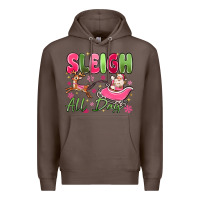 Coffee sleigh all day Premium Hoodie - MaliasSmallBusiness