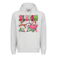 Dove Grey sleigh all day Premium Hoodie - MaliasSmallBusiness