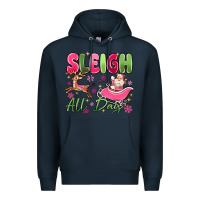Navy sleigh all day Premium Hoodie - MaliasSmallBusiness
