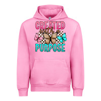 Fuchsia Pink created with a purpose Urban Hoodie - Artiststas