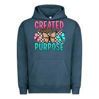 Pigment Midnight Navy created with a purpose Urban Hoodie - Artiststas