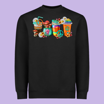 Heavyweight Sweatshirt hippie coffee cups