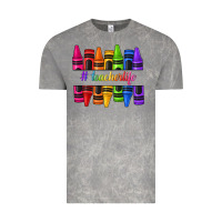 Cloud Rock teacher life crayons Vintage Tee - texasbilliewilder