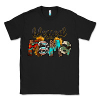 Black Blessed Mama Classic Tee - FaDigitalArtStudio