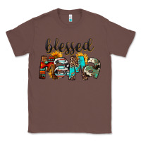 Chestnut Blessed Mama Classic Tee - FaDigitalArtStudio