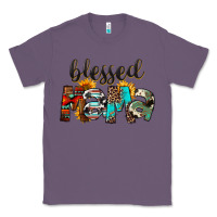 Lavender Blessed Mama Classic Tee - FaDigitalArtStudio