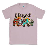Lilac Blessed Mama Classic Tee - FaDigitalArtStudio