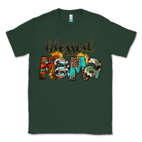 Sports Green Blessed Mama Classic Tee - FaDigitalArtStudio