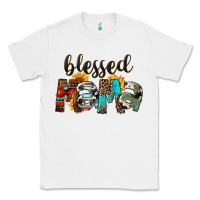White Blessed Mama Classic Tee - FaDigitalArtStudio