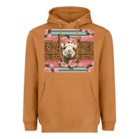 Meerkat llama and roses glitter Heavyweight Hoodie - LillyAllenDesigns