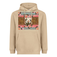 Mushroom llama and roses glitter Heavyweight Hoodie - LillyAllenDesigns