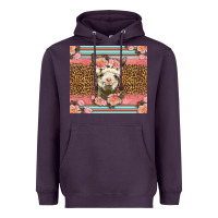Plum llama and roses glitter Heavyweight Hoodie - LillyAllenDesigns