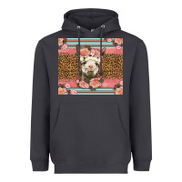 Llama And Roses Glitter Heavyweight Hoodie | Teevron