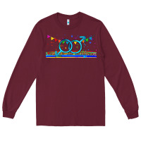 Burgundy lgbtq gay  libbey glass Long Sleeve Tee - HRA Design Shop