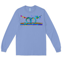 Colony Blue lgbtq gay  libbey glass Long Sleeve Tee - HRA Design Shop