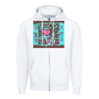 White strength hope faith Zipper Hoodie - JahusDesignShop