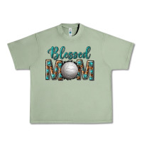 Oil Green western blessed mom with volleyball Urban Heavy Tee - texasbilliewilder