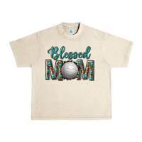 Sandshell western blessed mom with volleyball Urban Heavy Tee - texasbilliewilder