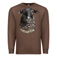 Chestnut dorper sheep head Premium Sweatshirt - LillyAllenDesigns