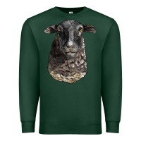 Sports Green dorper sheep head Premium Sweatshirt - LillyAllenDesigns