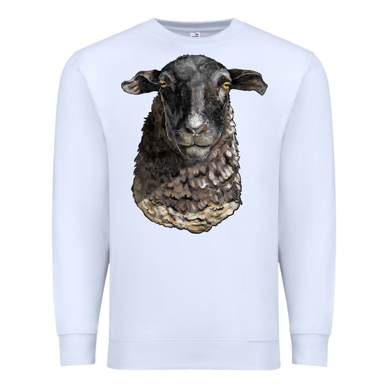 Dorper Sheep Head Premium Sweatshirt by LillyAllenDesigns | Teevron