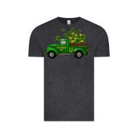 Vintage Black st patricks truck shamrock horseshoe gold Vintage Tee - RanaPortraitStore