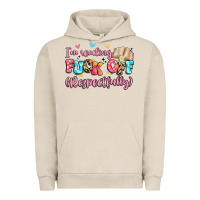 Pigment French Oak i'm reading fuck off respectfully Urban Hoodie - Artiststas