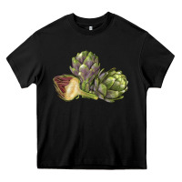 Black Artichoke Heavy Core Tee - LillyAllenDesigns