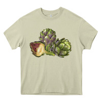 Mossy Artichoke Heavy Core Tee - LillyAllenDesigns