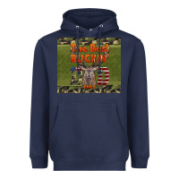 Navy Best Bucking Dad Ever Heavyweight Hoodie - LillyAllenDesigns