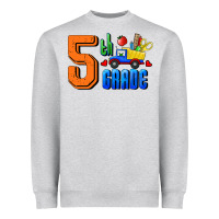 Heather Grey Fifth Grade Heavyweight Sweatshirt - RanaPortraitStore