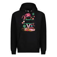Black pink elf costom name and preview Premium Hoodie - MaliasSmallBusiness