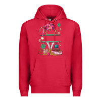 Cardinal pink elf costom name and preview Premium Hoodie - MaliasSmallBusiness