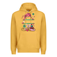 Mustard pink elf costom name and preview Premium Hoodie - MaliasSmallBusiness